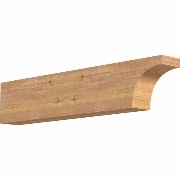 Ekena Millwork Huntington Smooth Rafter Tail, Western Red Cedar, 5 1/2"W x 10"H x 48"L RFT06X10X48HUN00SWR - main